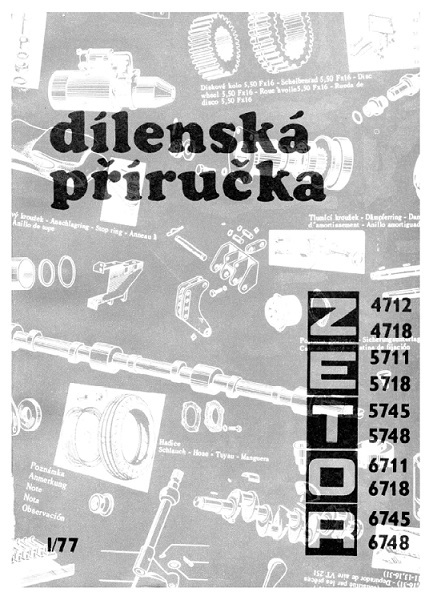 Zetor 4712, 4718, 5711, 5718, 5745, 5748, 6711, 6718, 6745, 6748 Dielenská príručka